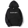 Gallery Dept Hoodie White Logo Pullover